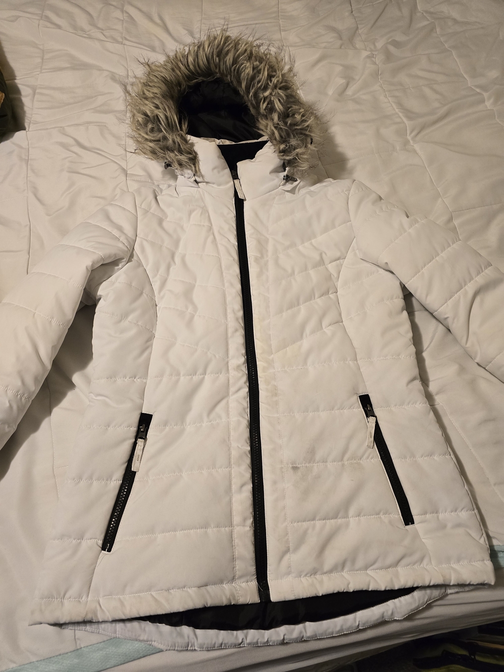Free Country Black Jacket with Cream Trim